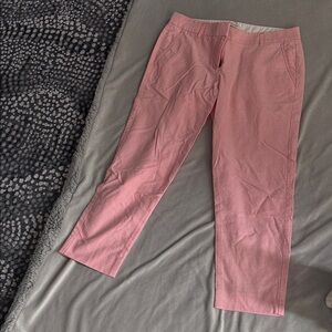 J. Crew Women's Pink Ankle Pants